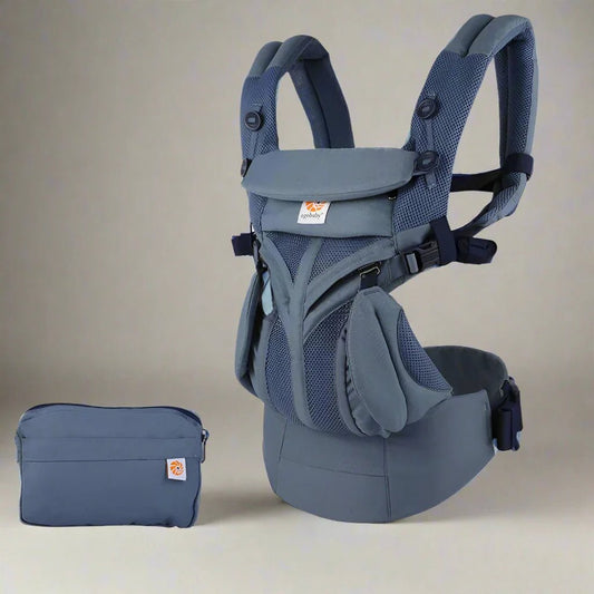 Porte Bébé - BreathBabyBag™ - Bleu Marine - Bébé a board