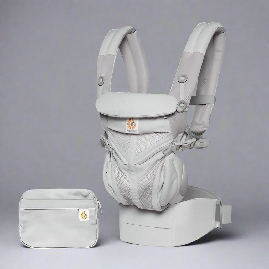 Porte Bébé - BreathBabyBag™ - Gris - Bébé a board