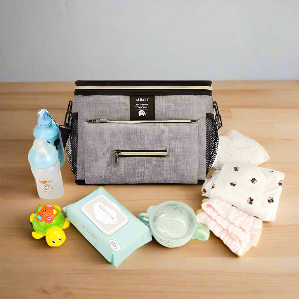 Sac à Langer - BabyTravel™ - Gris - Bébé a board